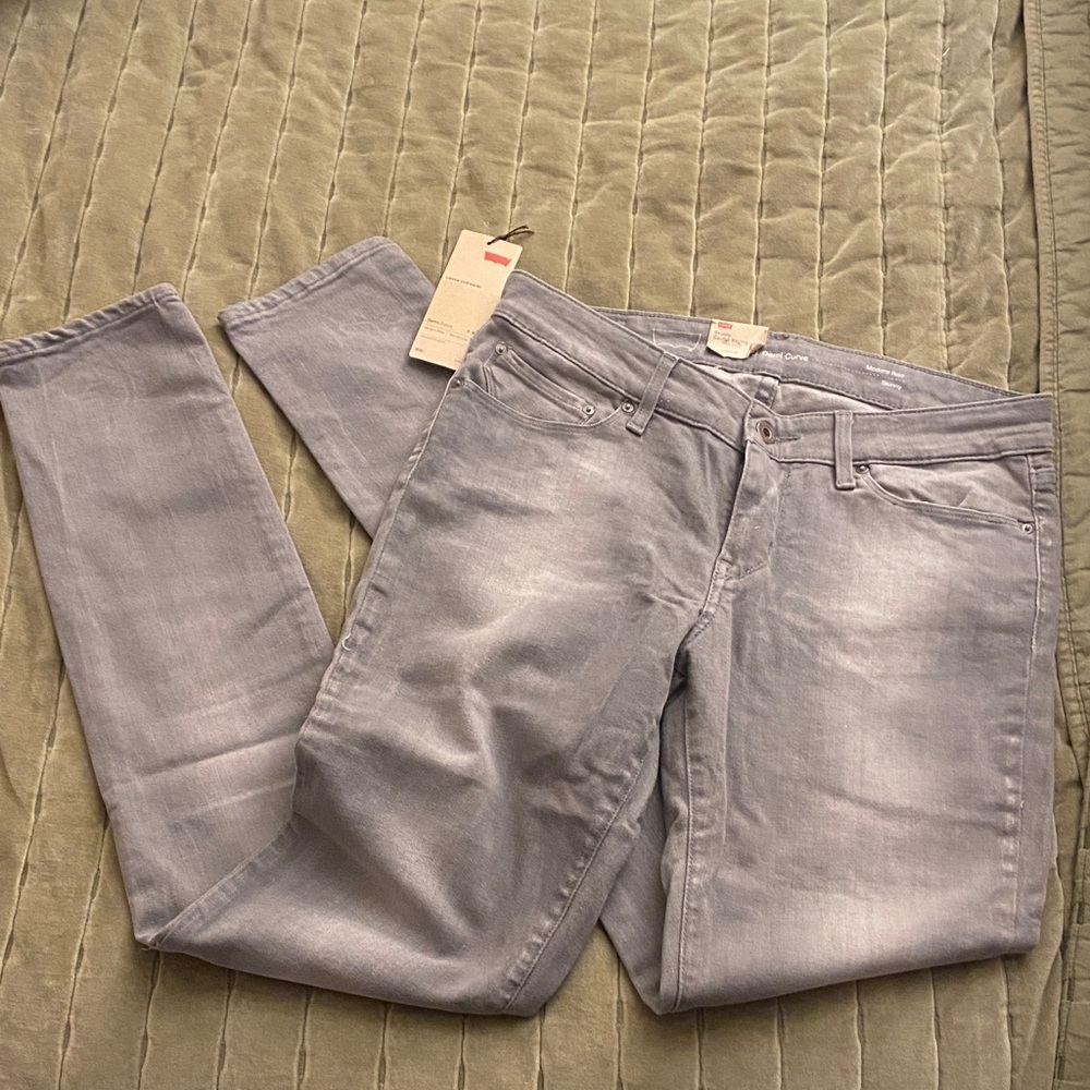 Levi's Grey Demi Curve Skinny Jeans